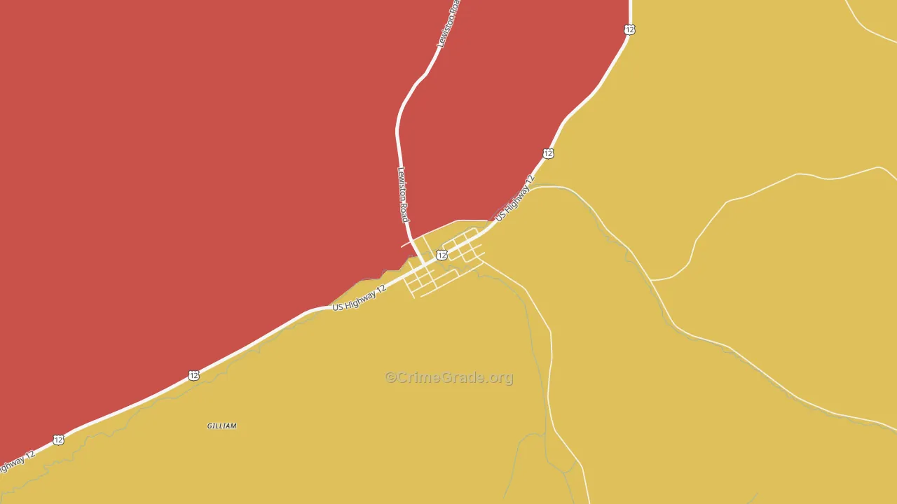 99329, WA Map of Drug-Related Crime Rates