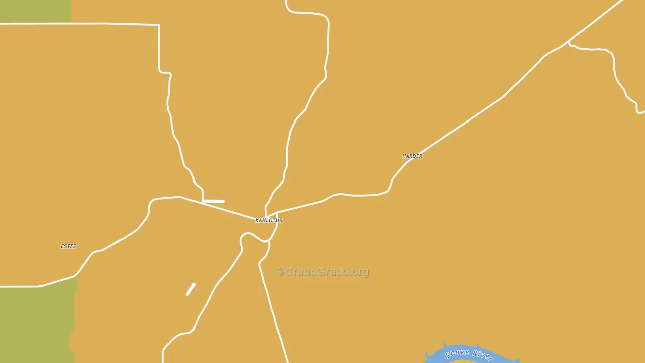 99335, WA Map of Drug-Related Crime Rates