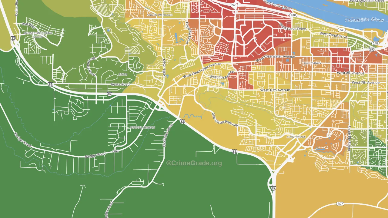 99338, WA Map of Drug-Related Crime Rates