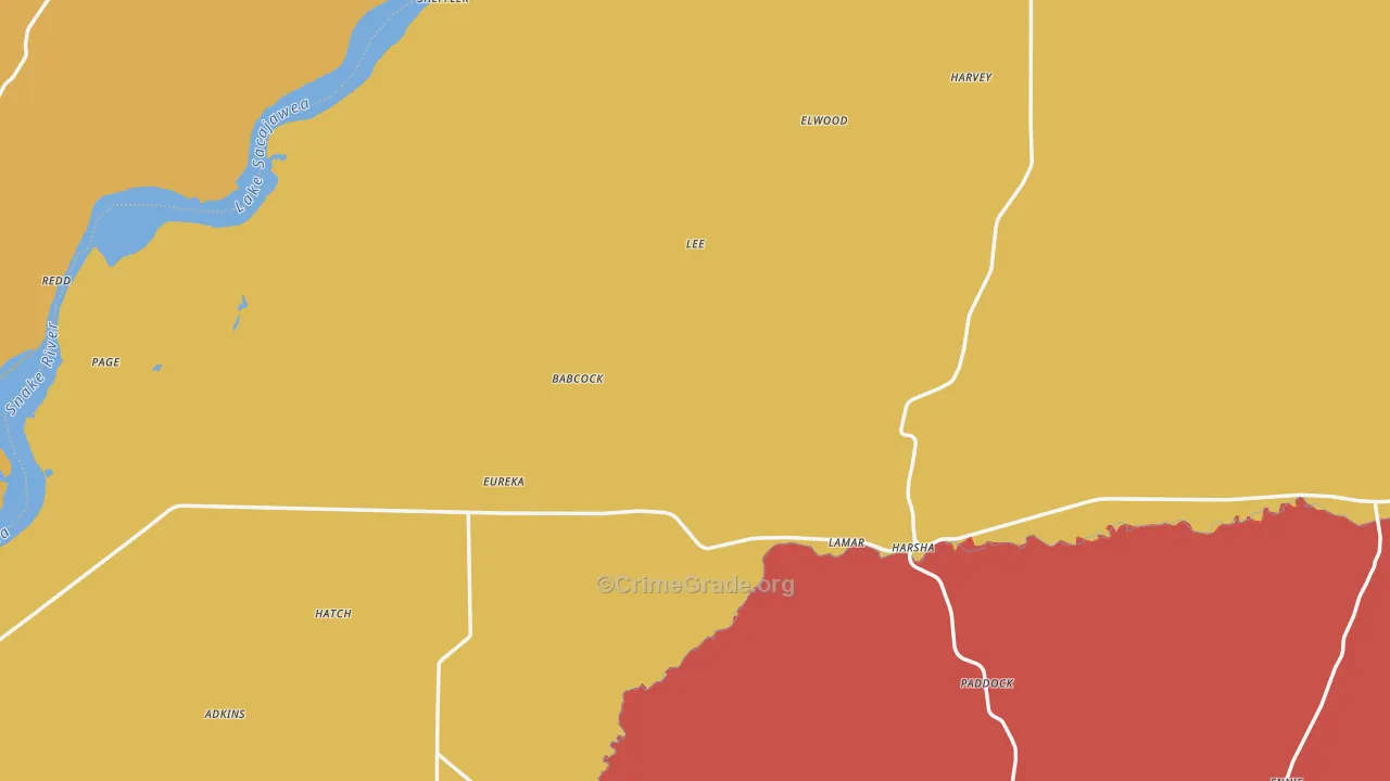 99348, WA Map of Drug-Related Crime Rates