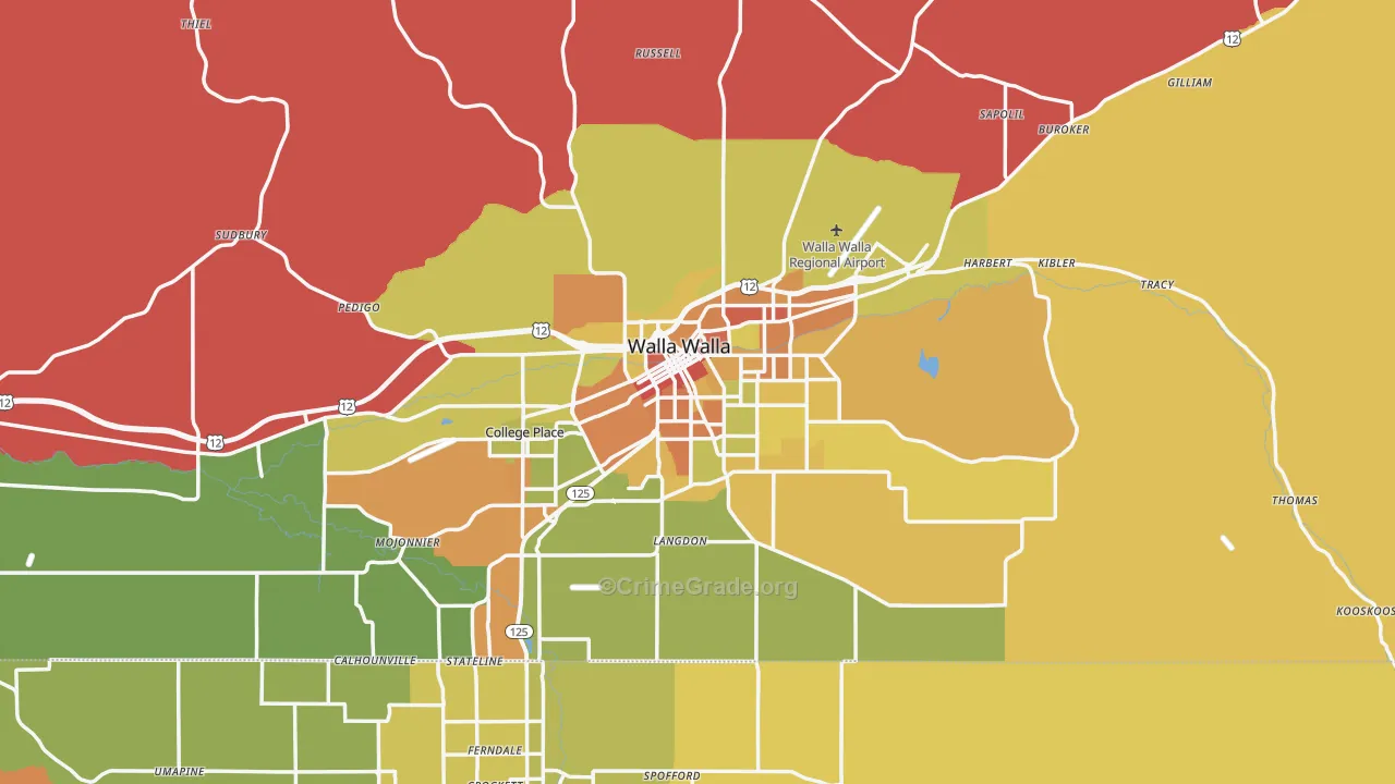 99362, WA Map of Drug-Related Crime Rates