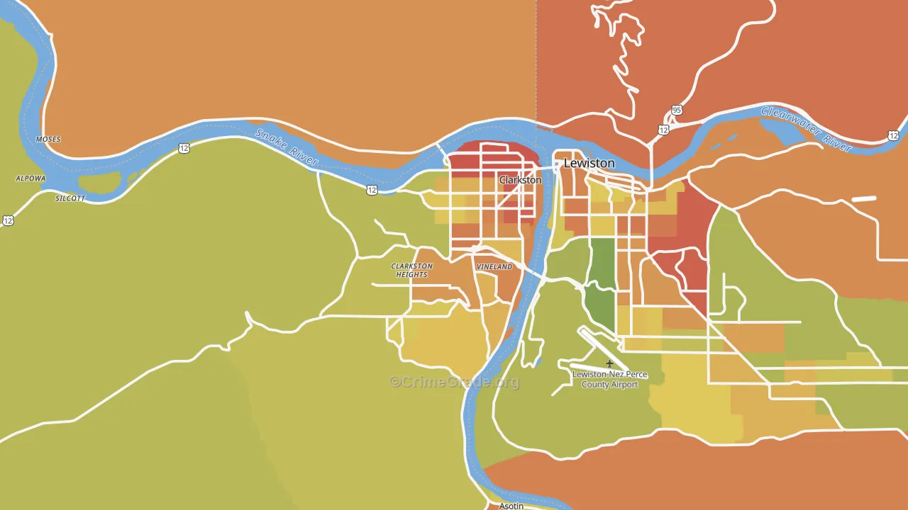 99403, WA Map of Drug-Related Crime Rates