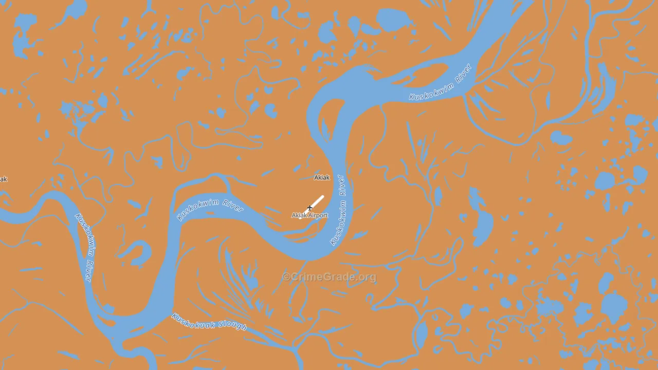 99552, AK Map of Drug-Related Crime Rates