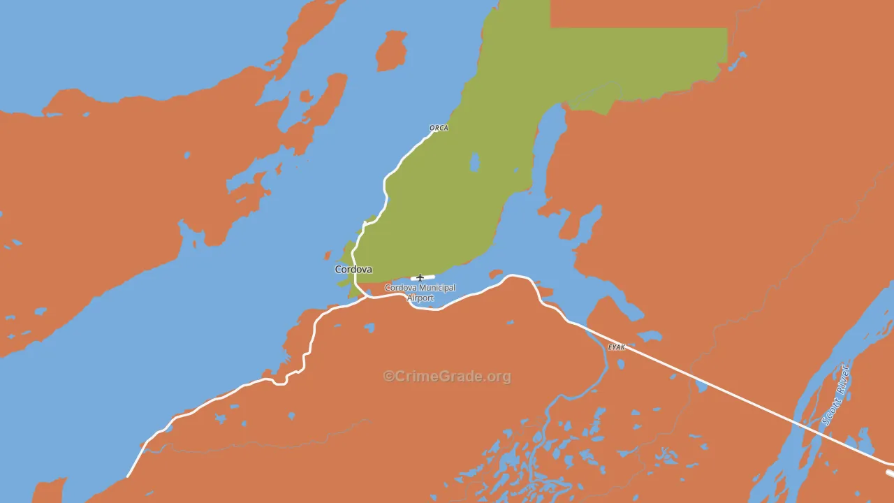 99574, AK Map of Drug-Related Crime Rates