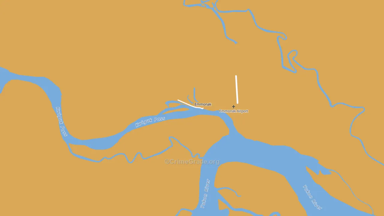 99581, AK Map of Drug-Related Crime Rates