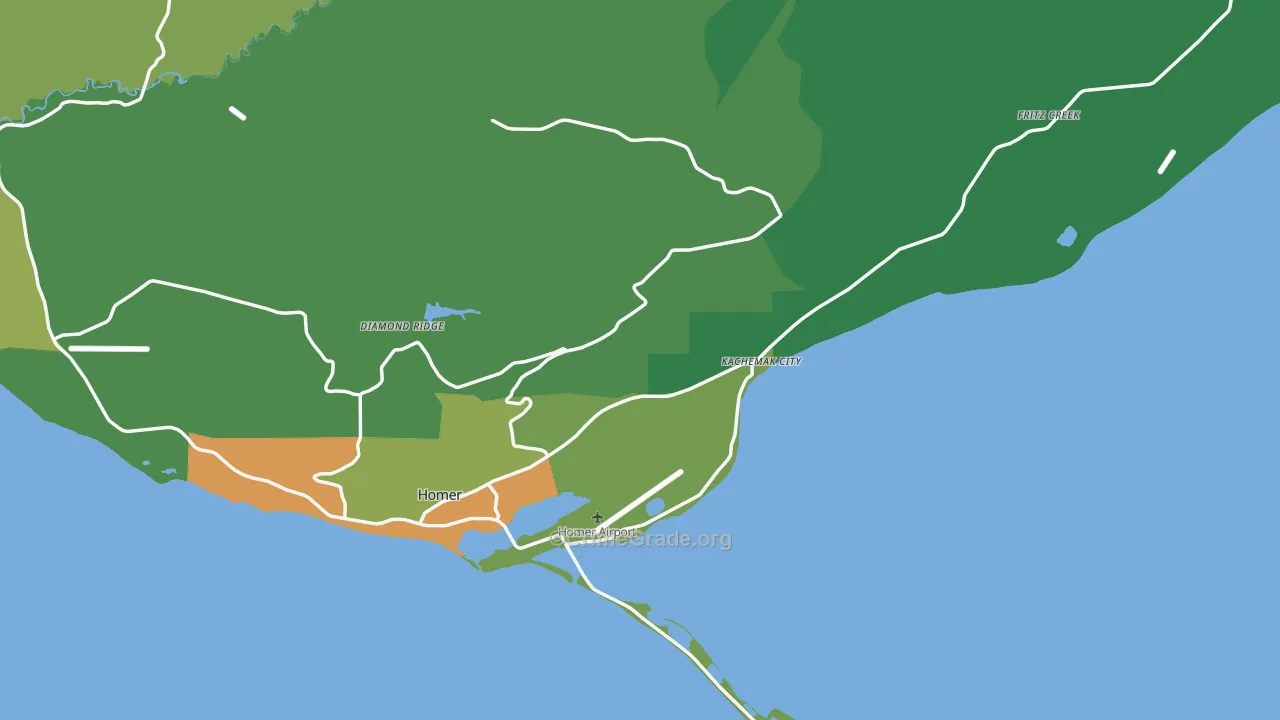 99603, AK Map of Drug-Related Crime Rates