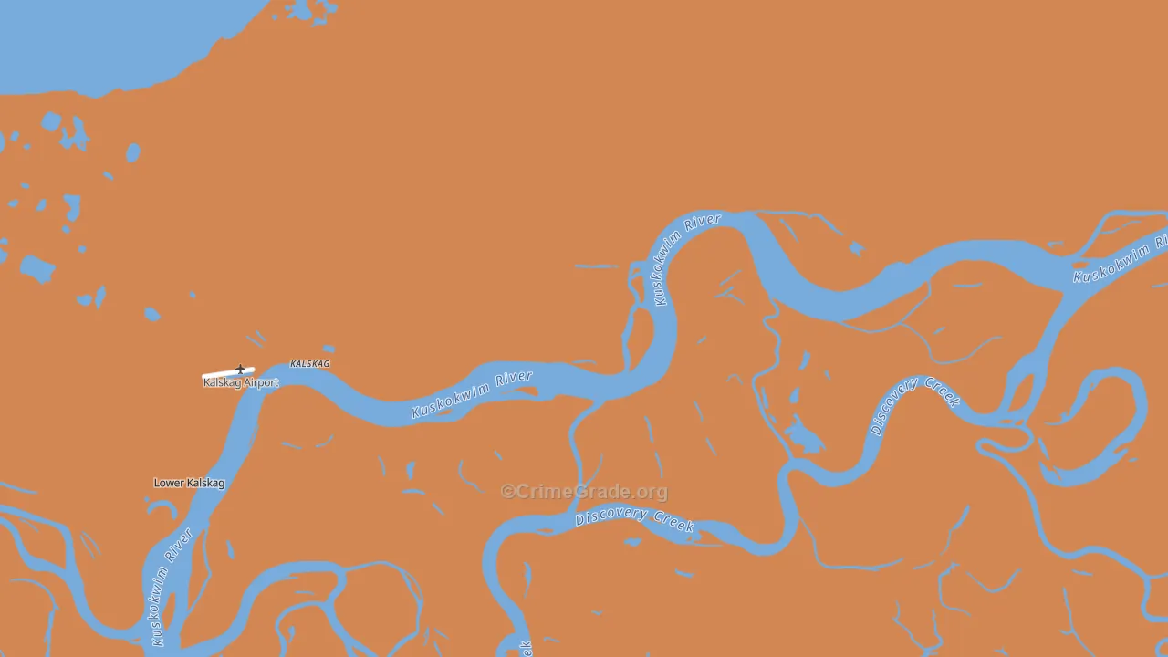 99607, AK Map of Drug-Related Crime Rates