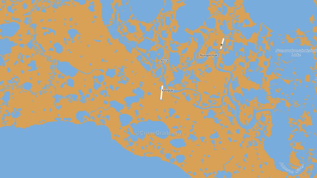 99609, AK Map of Drug-Related Crime Rates