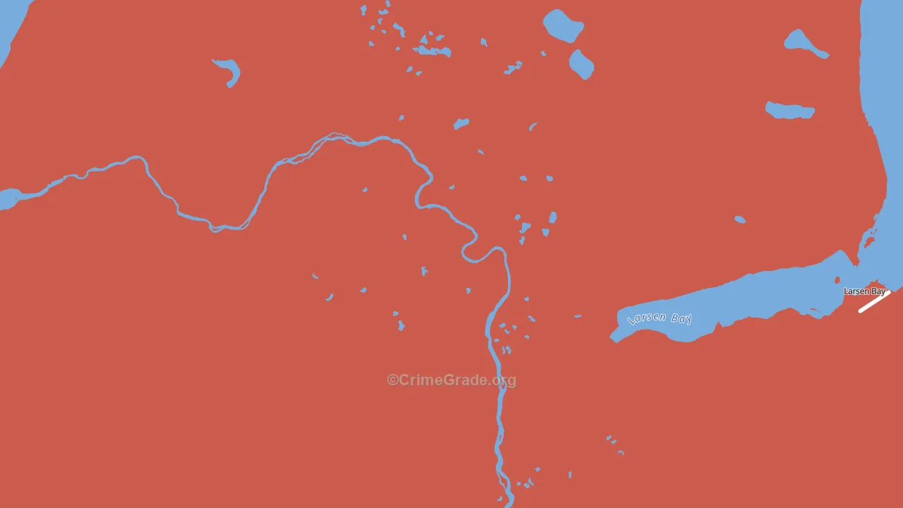 99624, AK Map of Drug-Related Crime Rates