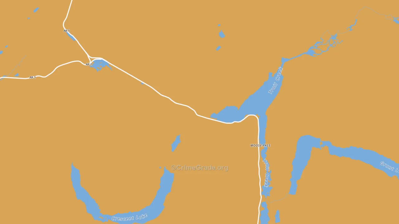 99631, AK Map of Drug-Related Crime Rates