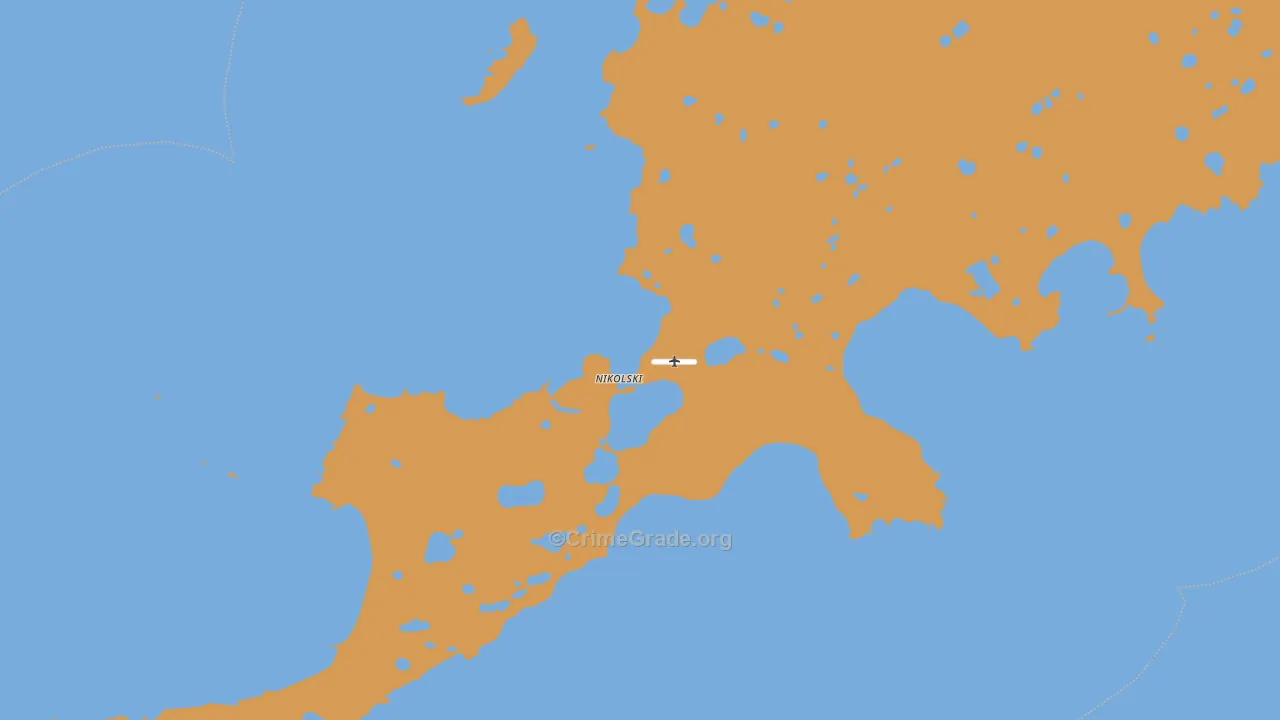 99638, AK Map of Drug-Related Crime Rates