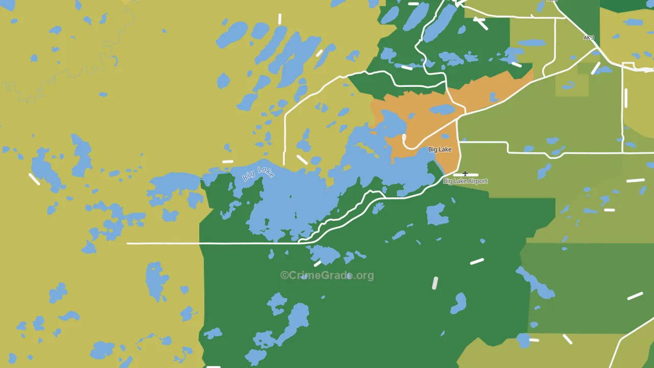 99652, AK Map of Drug-Related Crime Rates