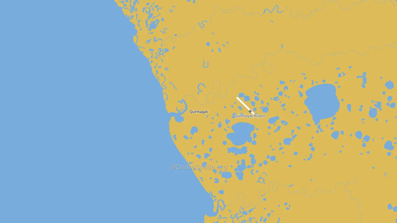 99655, AK Map of Drug-Related Crime Rates
