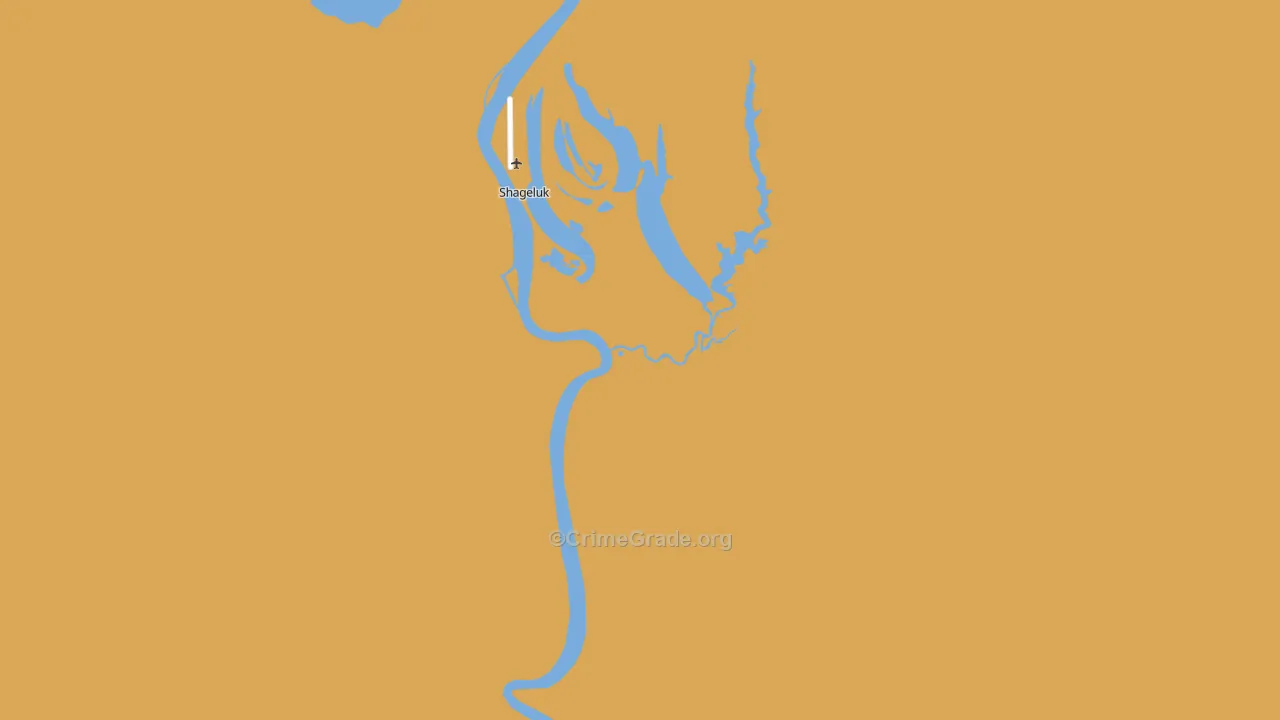 99665, AK Map of Drug-Related Crime Rates