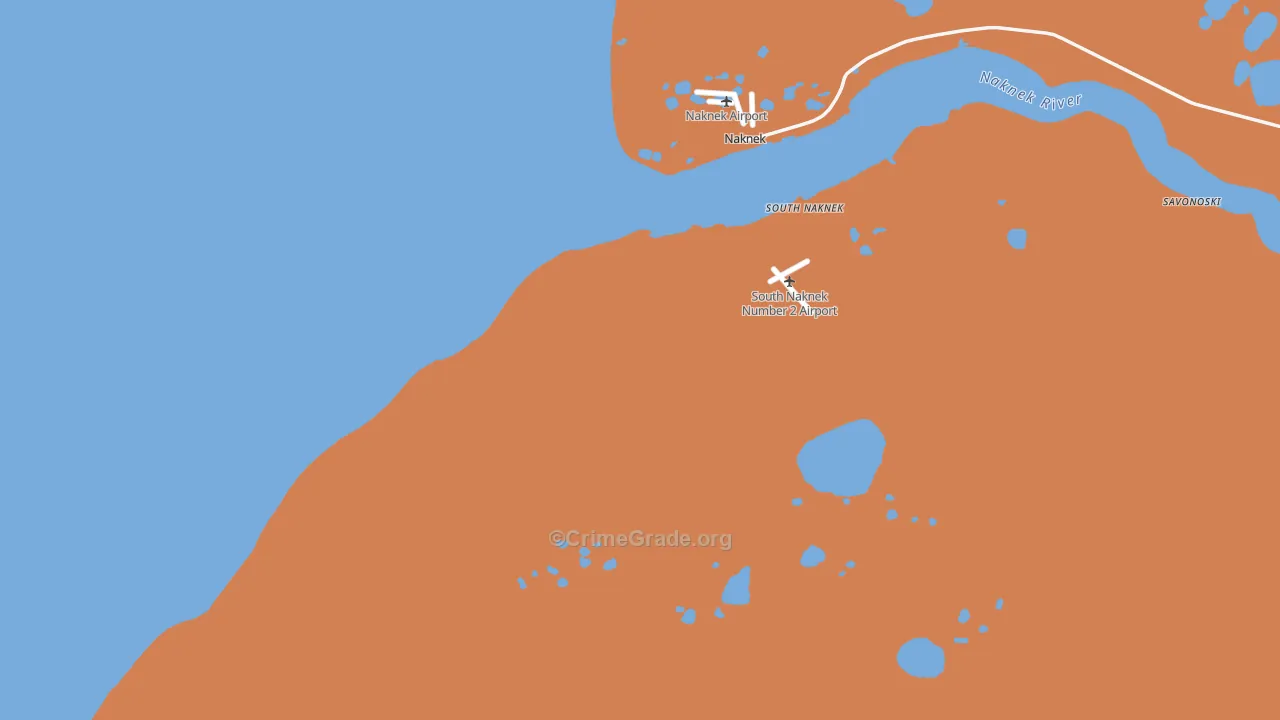 99670, AK Map of Drug-Related Crime Rates