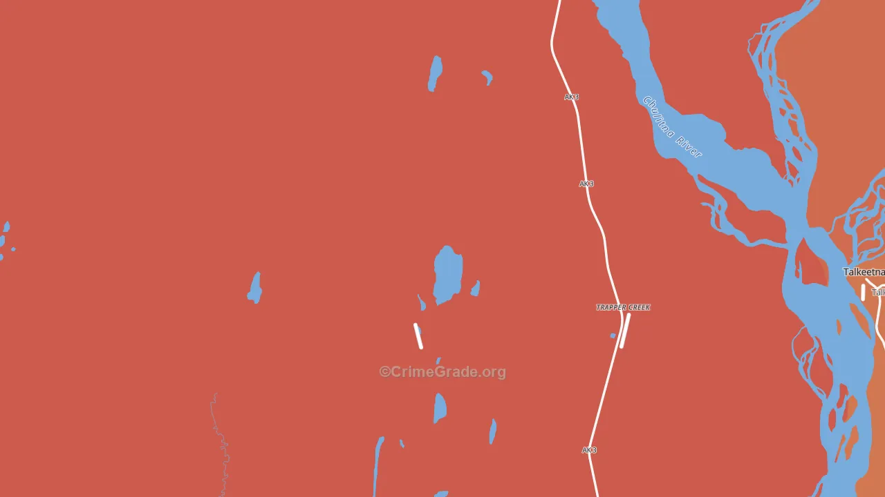 99683, AK Map of Drug-Related Crime Rates