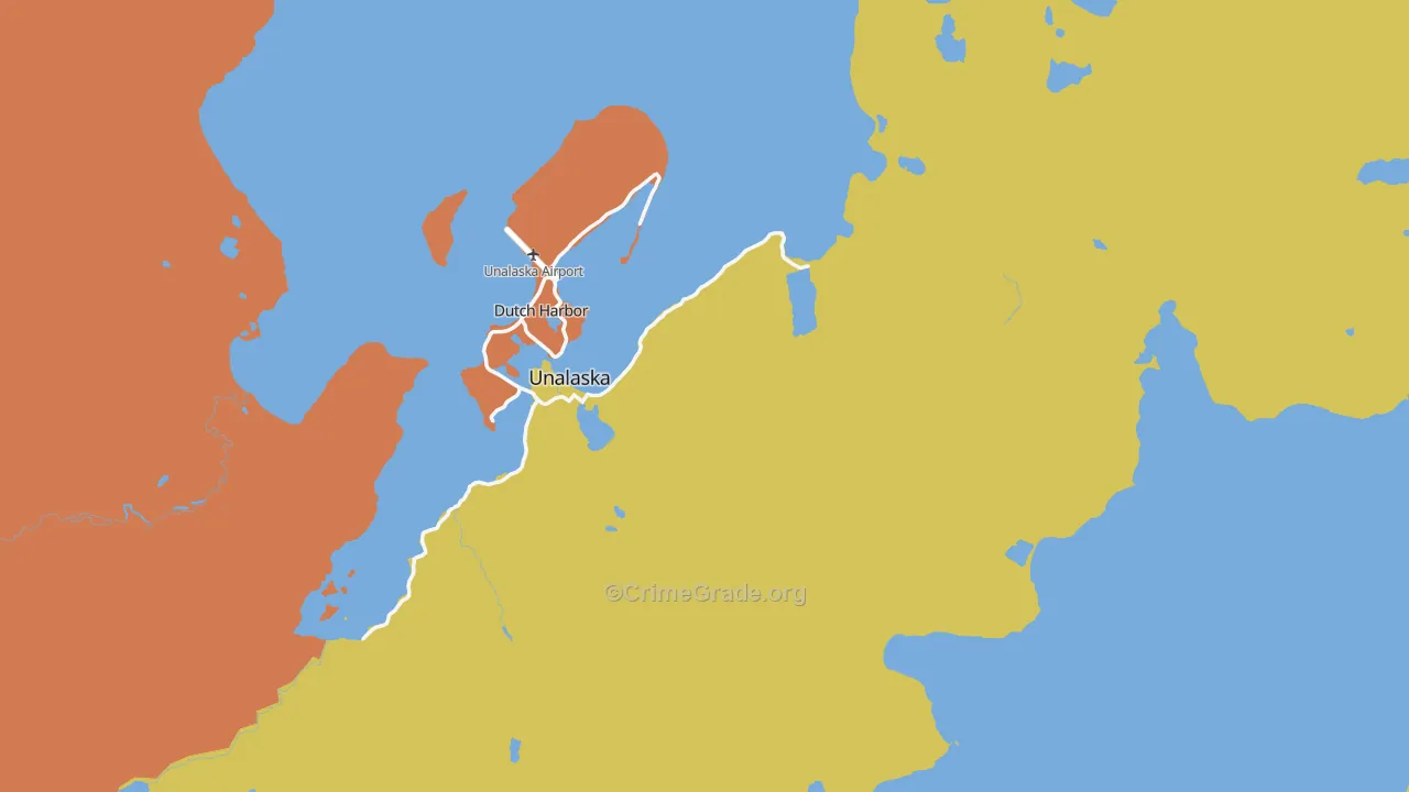 99685, AK Map of Drug-Related Crime Rates