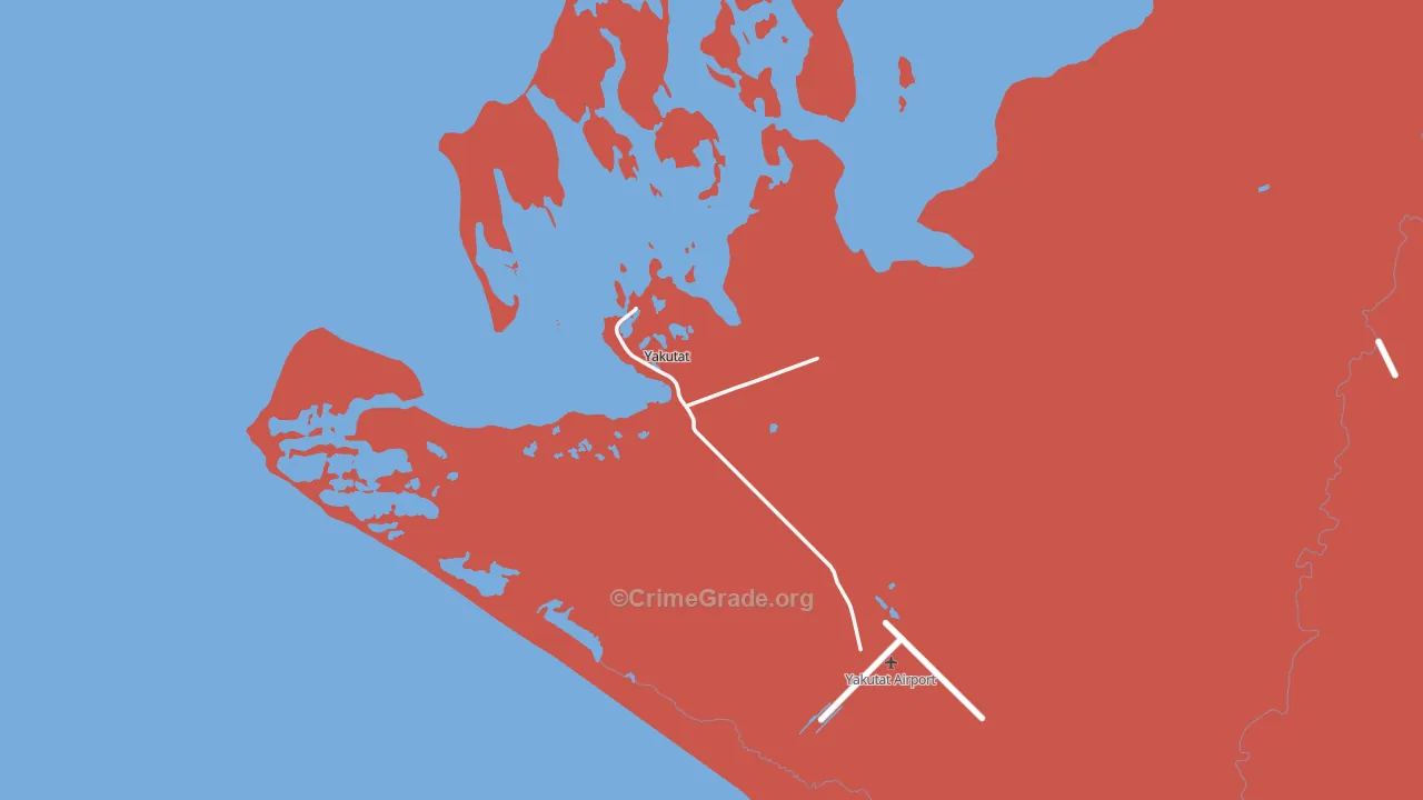 99689, AK Map of Drug-Related Crime Rates