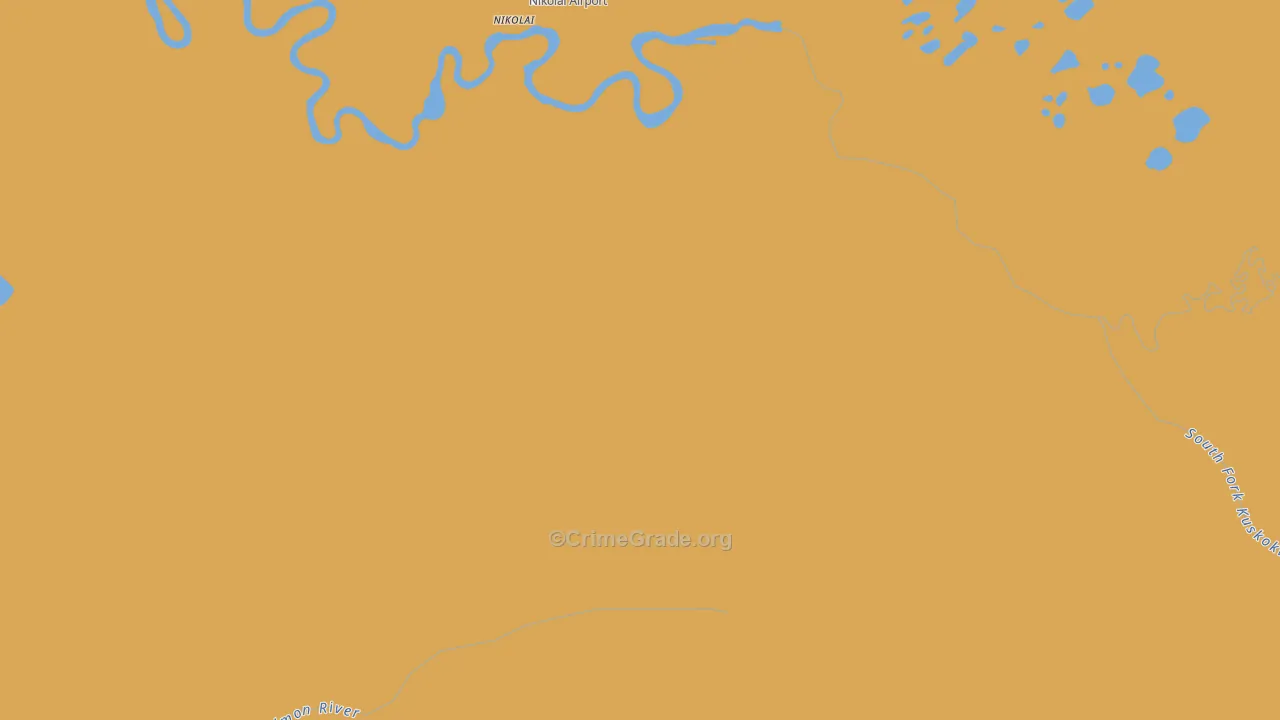 99691, AK Map of Drug-Related Crime Rates