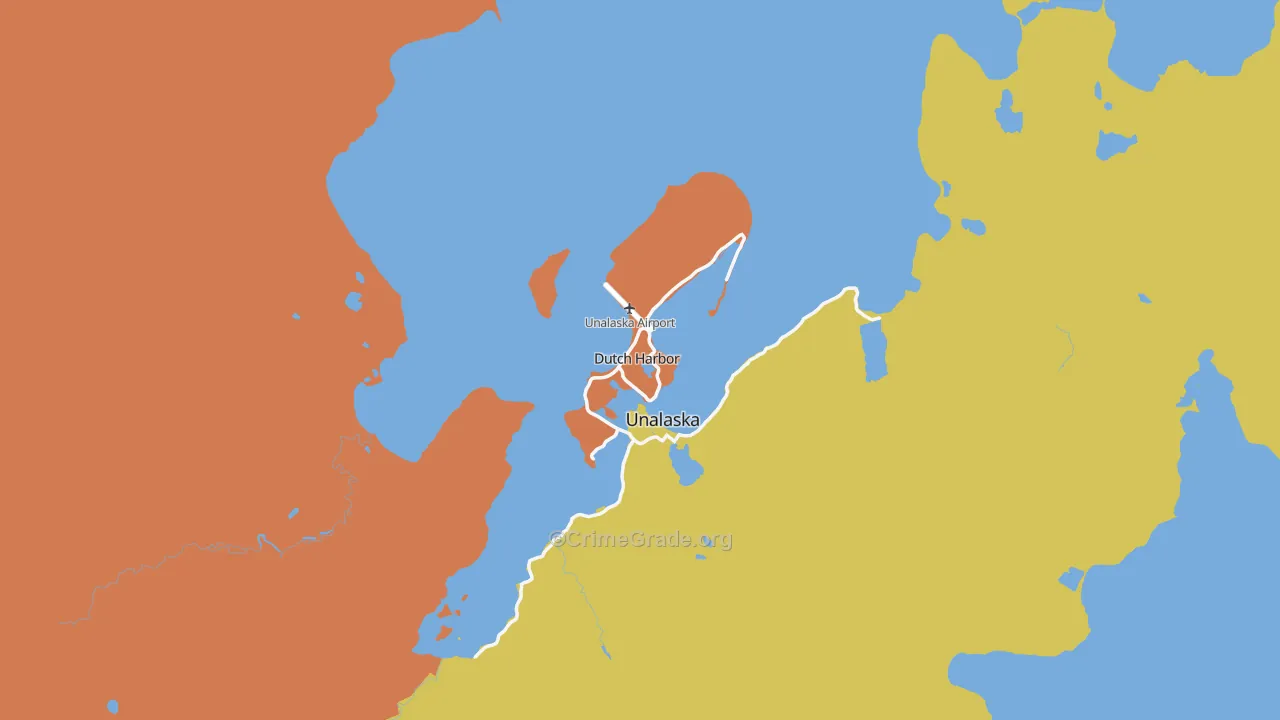 99692, AK Map of Drug-Related Crime Rates