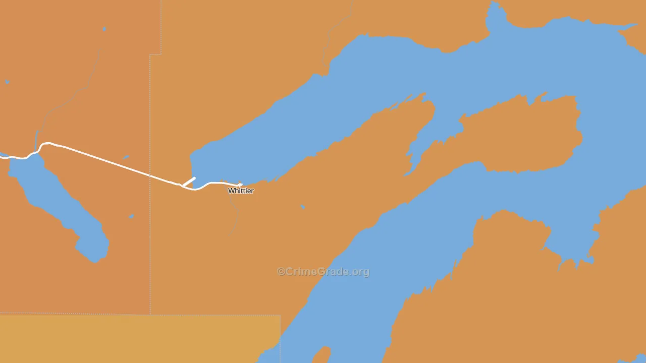 99693, AK Map of Drug-Related Crime Rates