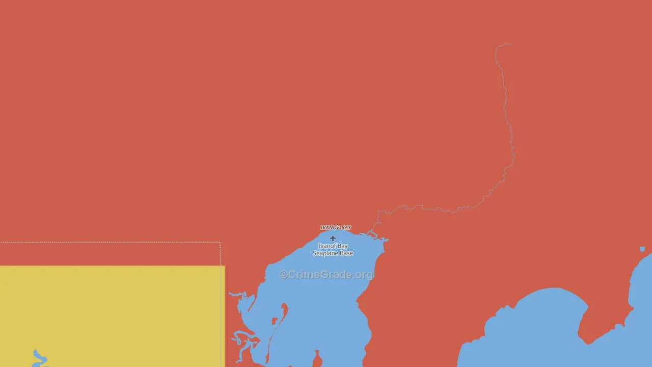 99695, AK Map of Drug-Related Crime Rates