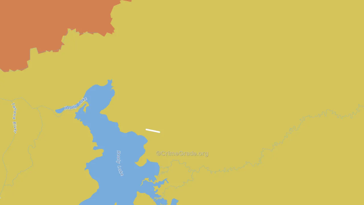 99706, AK Map of Drug-Related Crime Rates