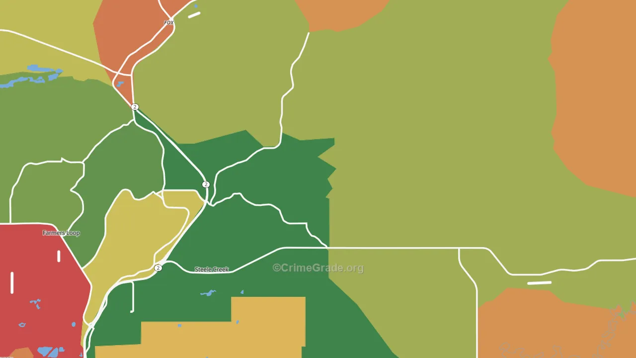 99712, AK Map of Drug-Related Crime Rates