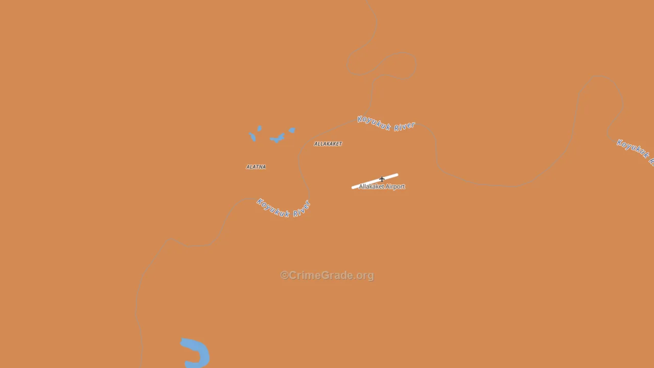 99720, AK Map of Drug-Related Crime Rates