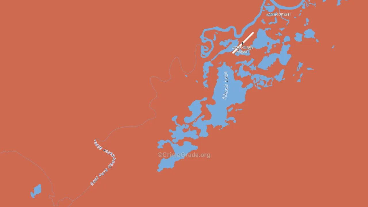 99722, AK Map of Drug-Related Crime Rates