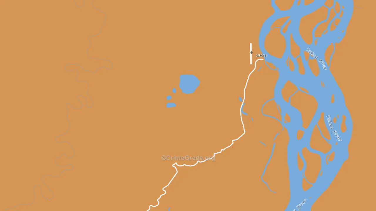 99733, AK Map of Drug-Related Crime Rates