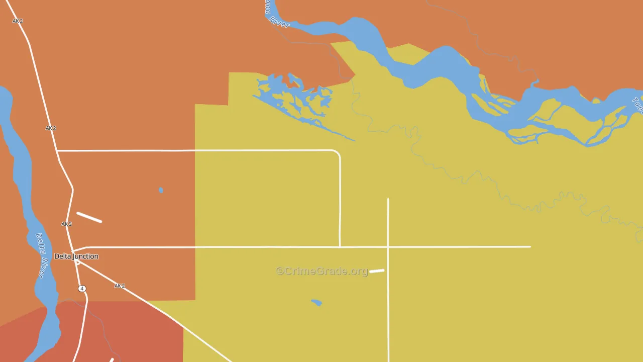 99737, AK Map of Drug-Related Crime Rates