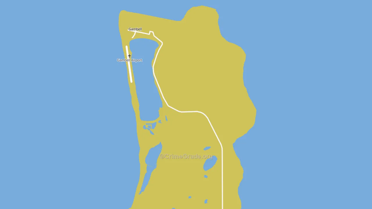 99742, AK Map of Drug-Related Crime Rates