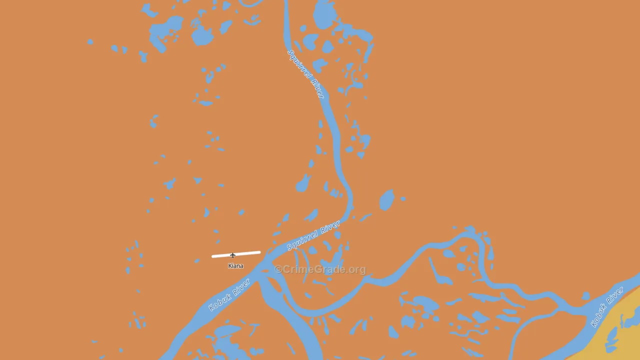 99749, AK Map of Drug-Related Crime Rates
