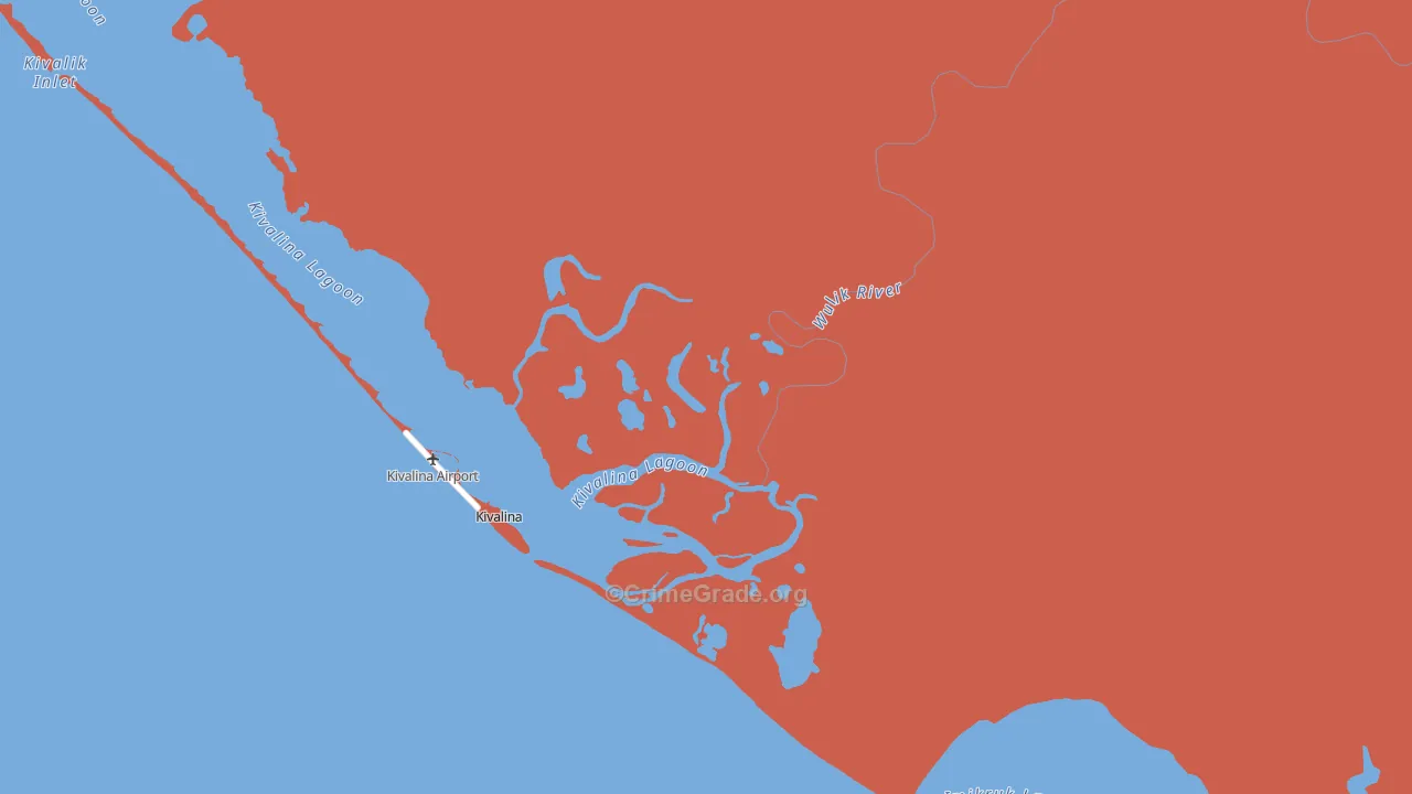 99750, AK Map of Drug-Related Crime Rates