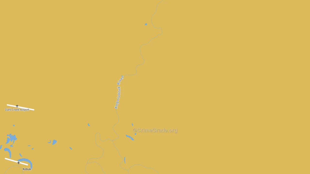 99751, AK Map of Drug-Related Crime Rates