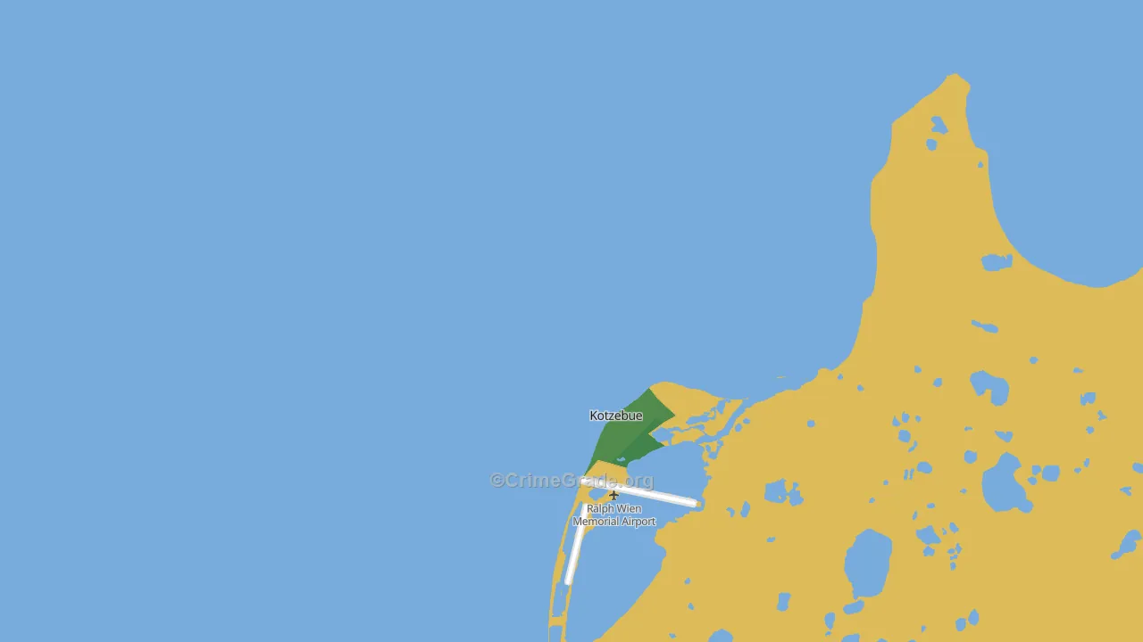99752, AK Map of Drug-Related Crime Rates