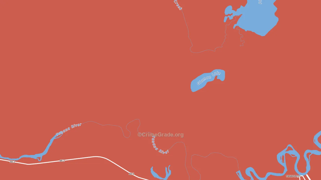 99776, AK Map of Drug-Related Crime Rates