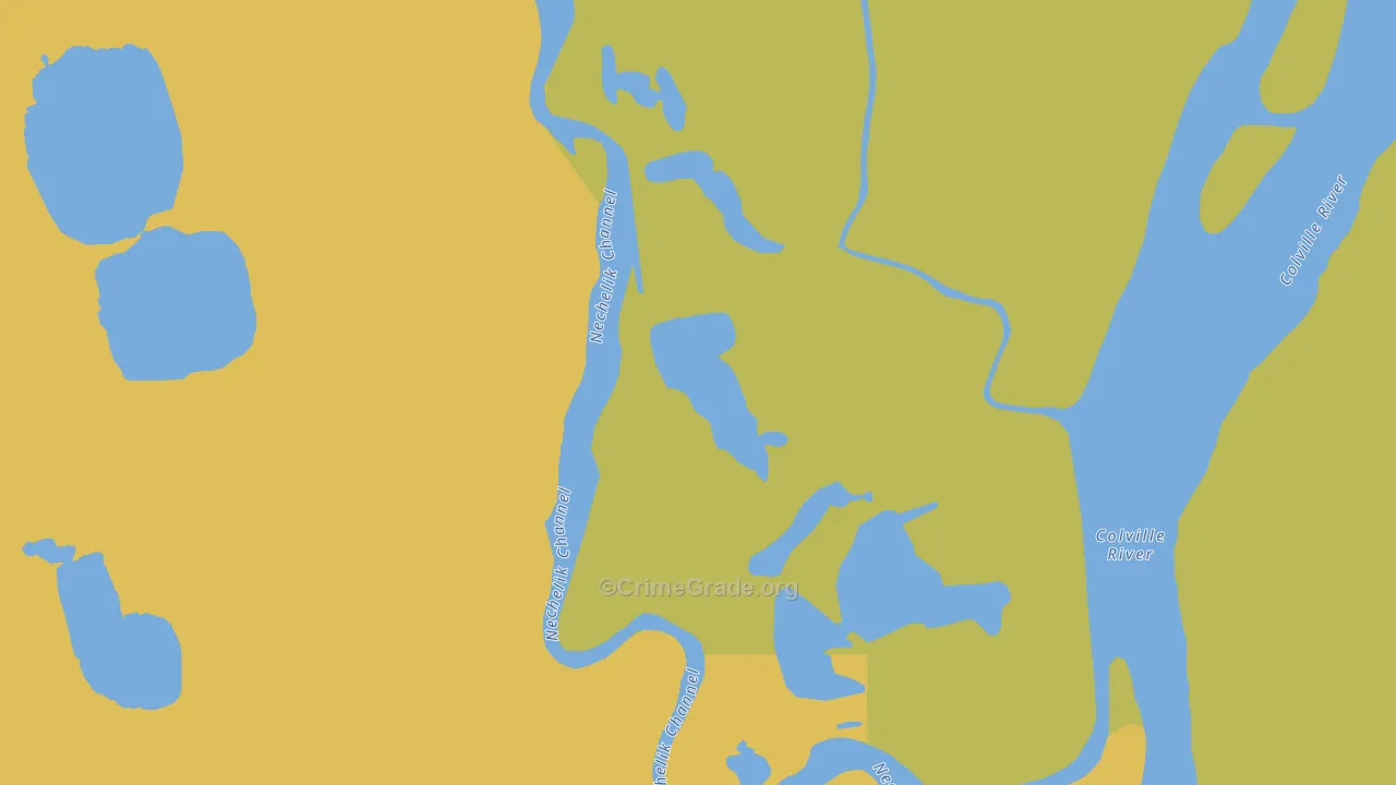 99789, AK Map of Drug-Related Crime Rates