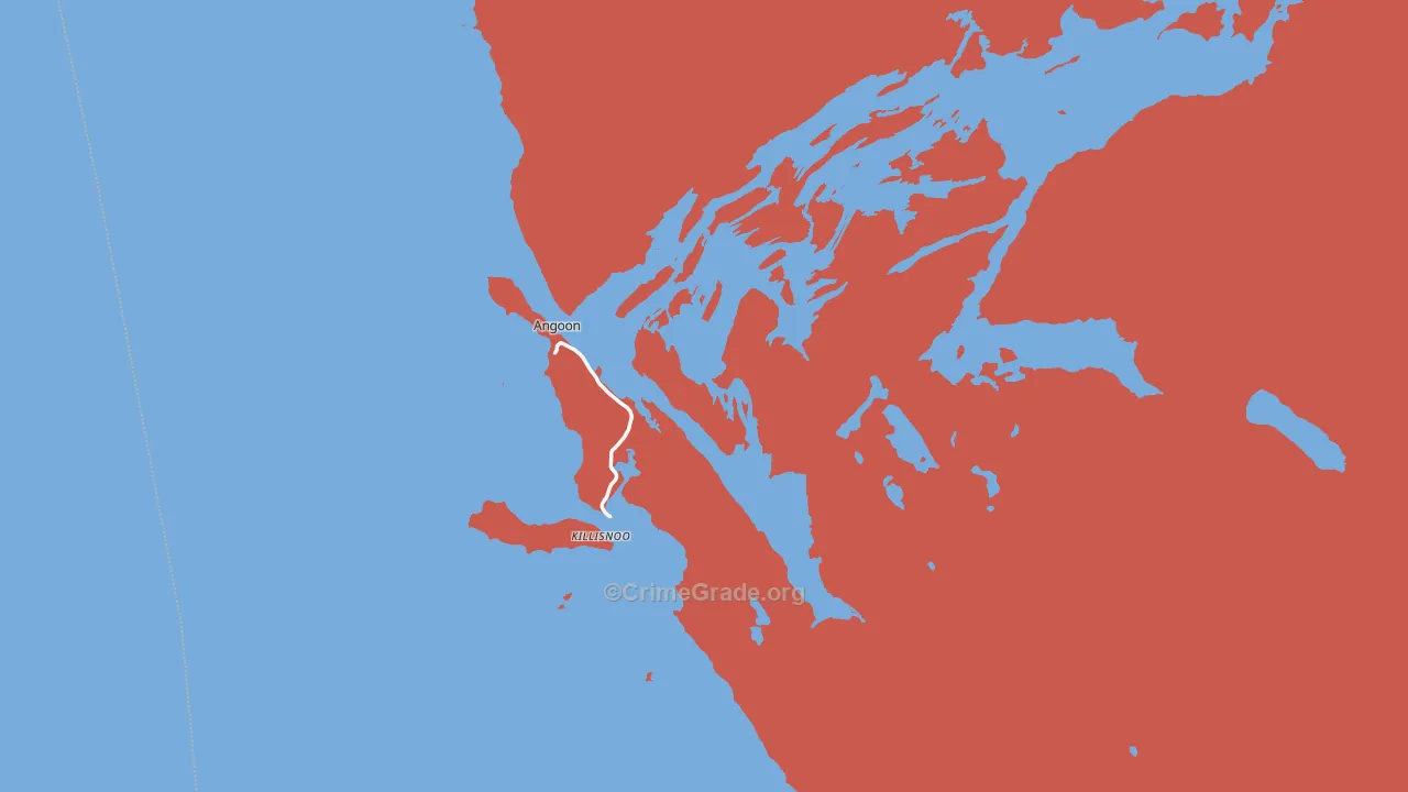 99820, AK Map of Drug-Related Crime Rates