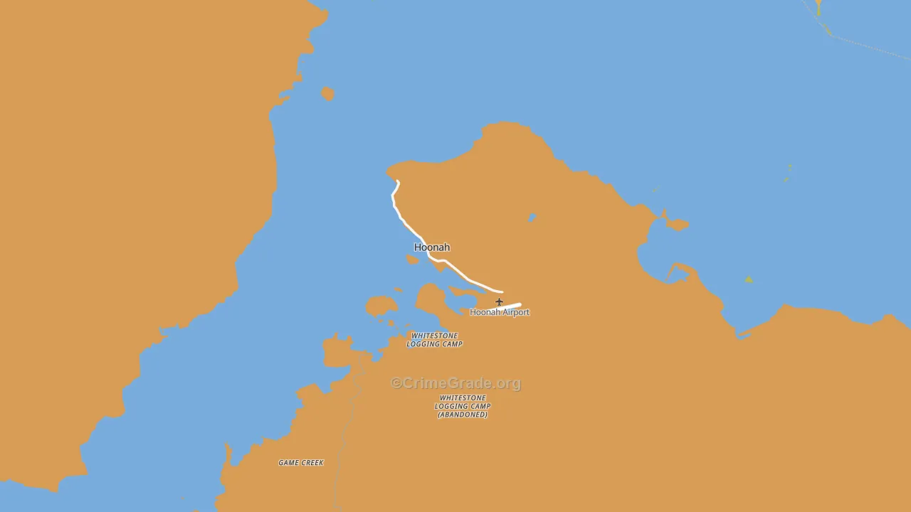 99829, AK Map of Drug-Related Crime Rates