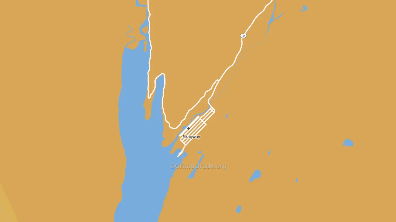 99840, AK Map of Drug-Related Crime Rates