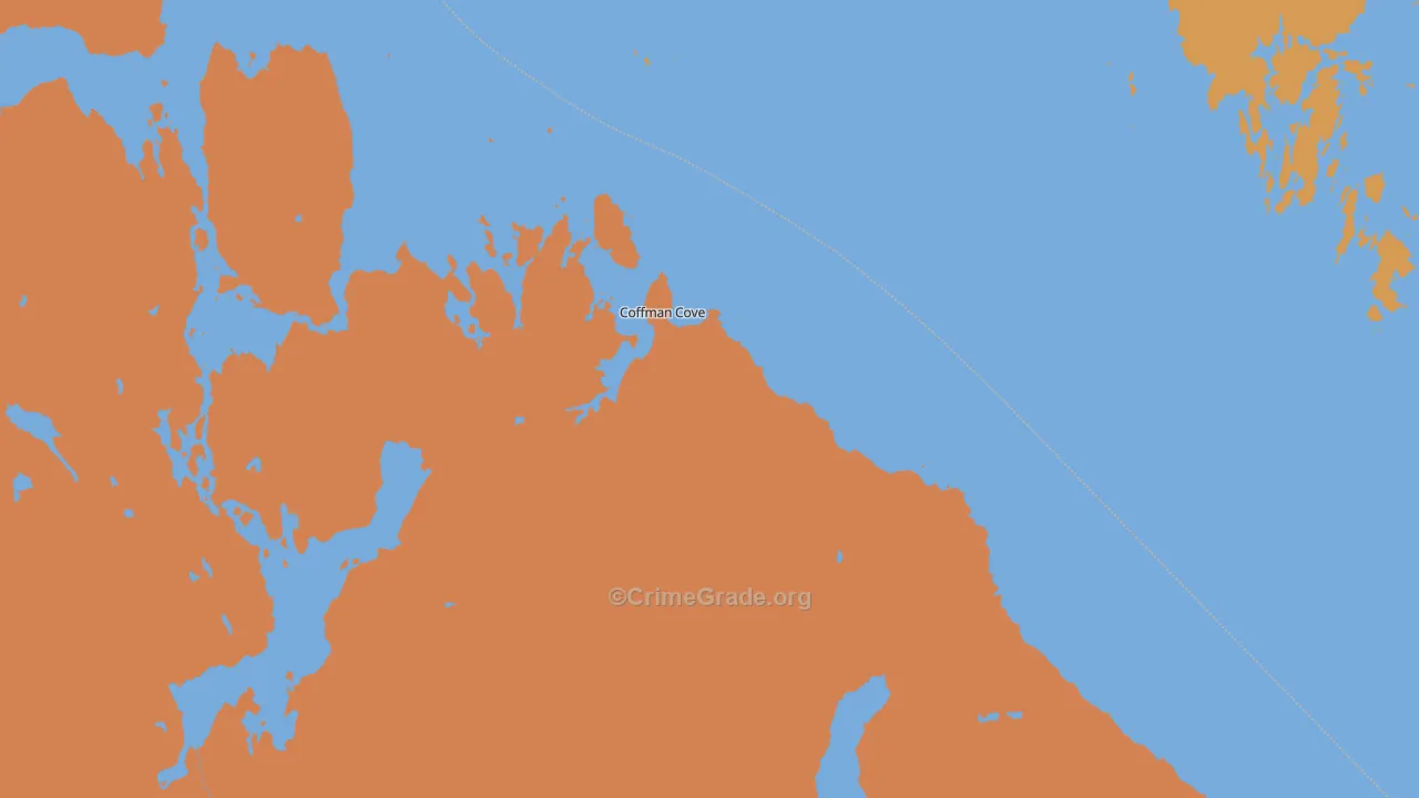 99918, AK Map of Drug-Related Crime Rates