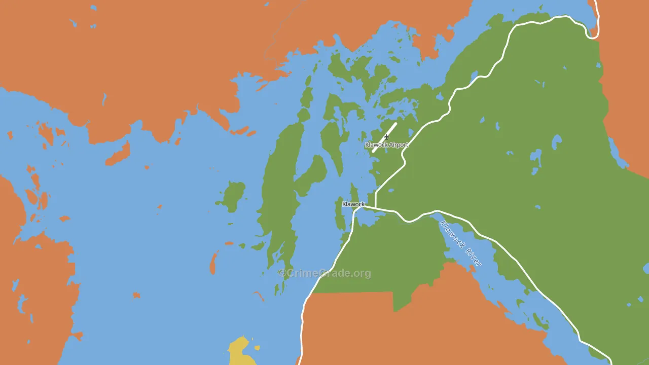 99921, AK Map of Drug-Related Crime Rates