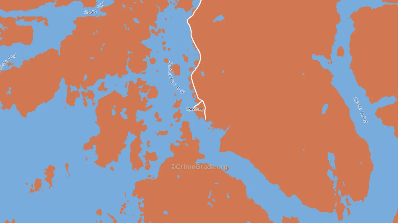 99922, AK Map of Drug-Related Crime Rates