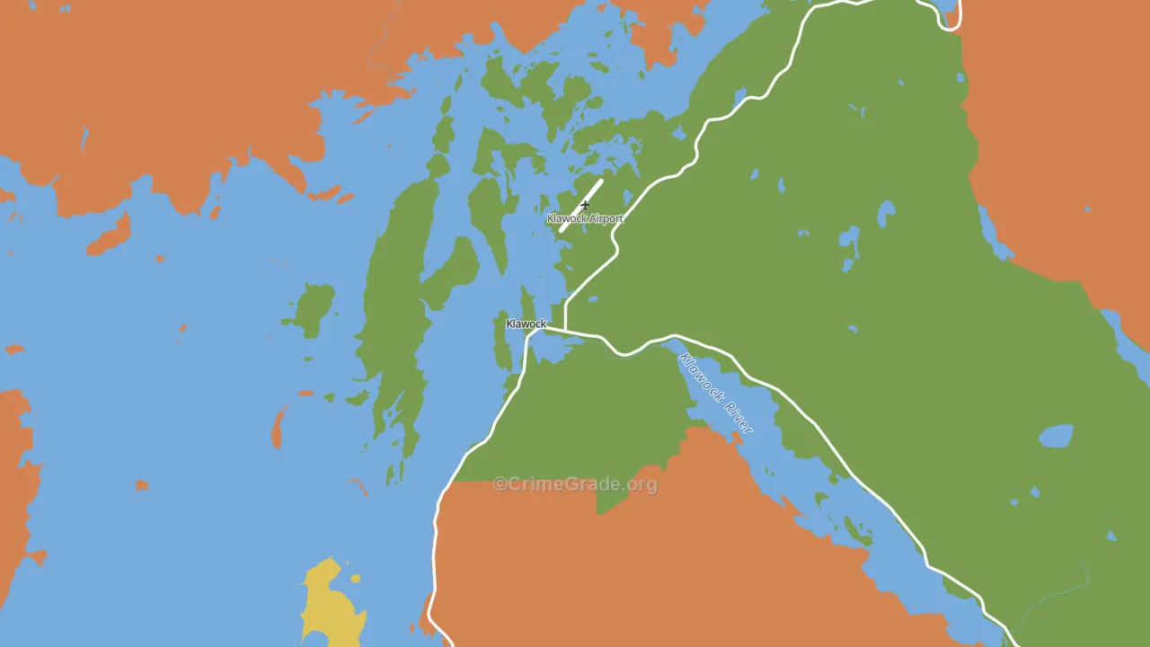 99925, AK Map of Drug-Related Crime Rates