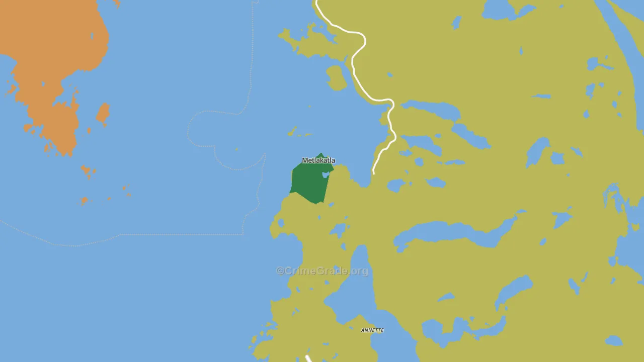 99926, AK Map of Drug-Related Crime Rates