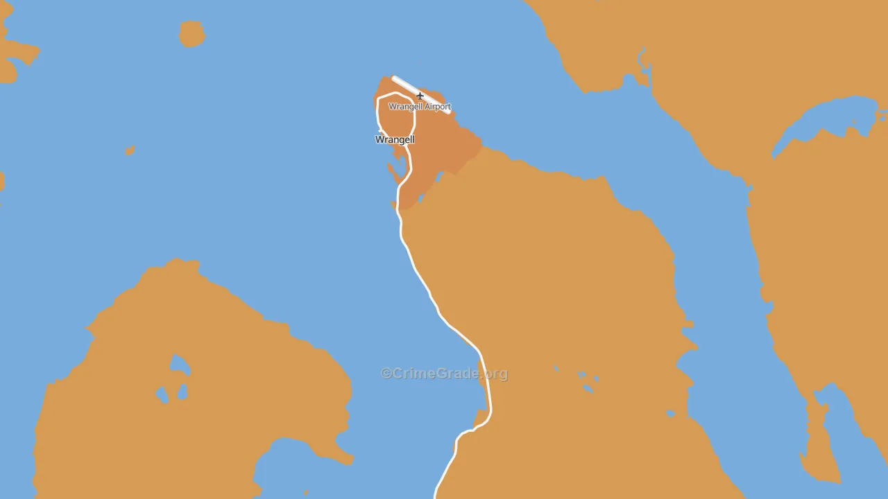 99929, AK Map of Drug-Related Crime Rates