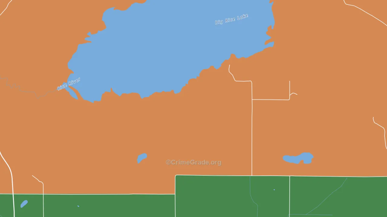 Adolph, MN Map of Drug-Related Crime Rates