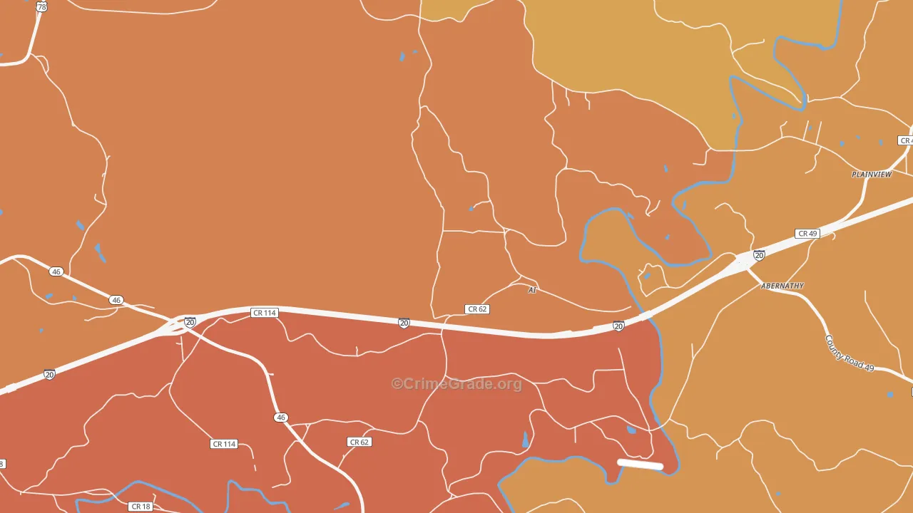 Ai, AL Map of Drug-Related Crime Rates